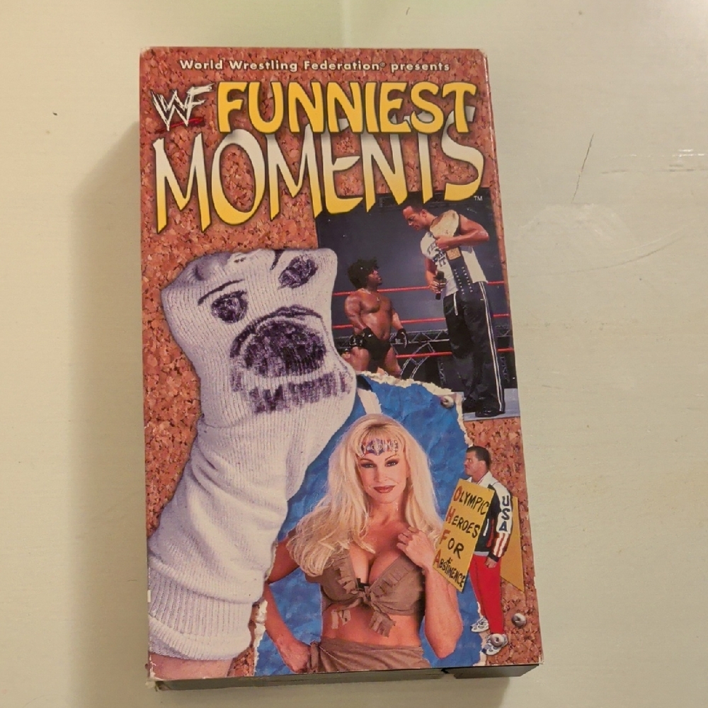 WWE Funniest Moments VHS - Multicolor